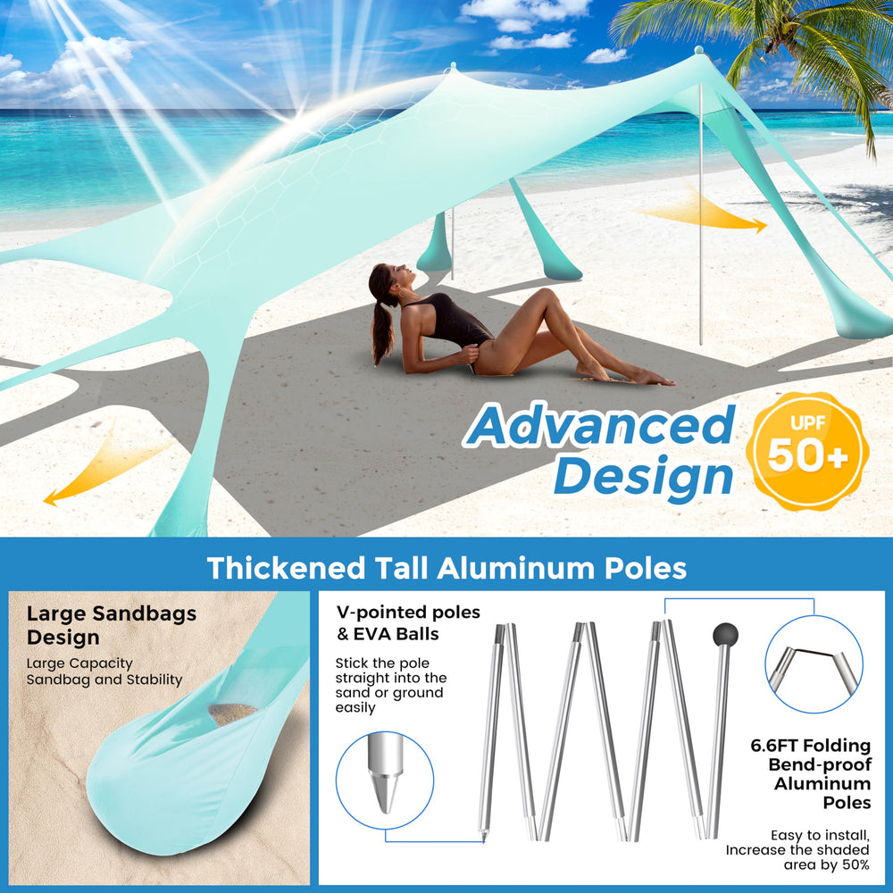 VIONMI Easy-setup canopy for quick shade by a solo user.