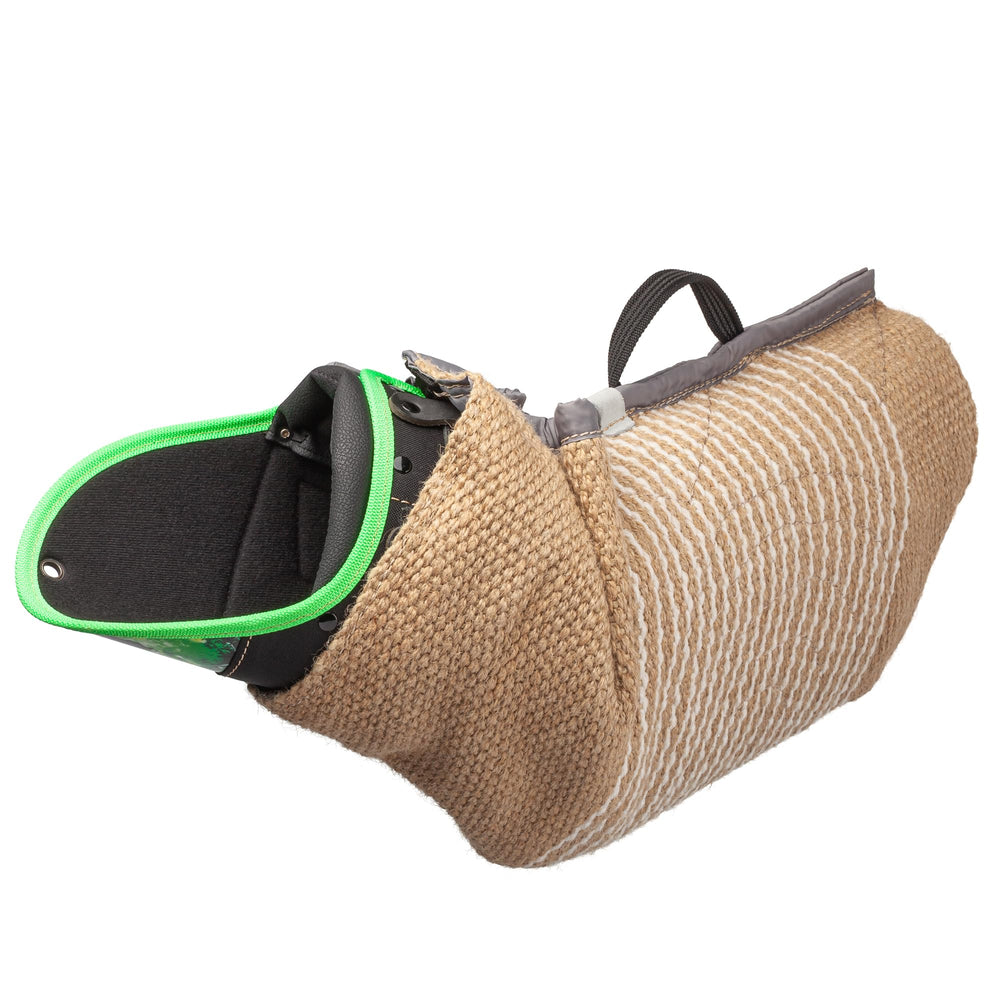 Viper left-arm sleeve designed for right-handed handlers to improve control.