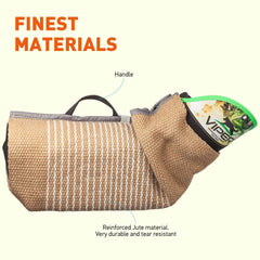 Viper bite sleeve with adjustable bite bar adapts to green to advanced dogs during training.