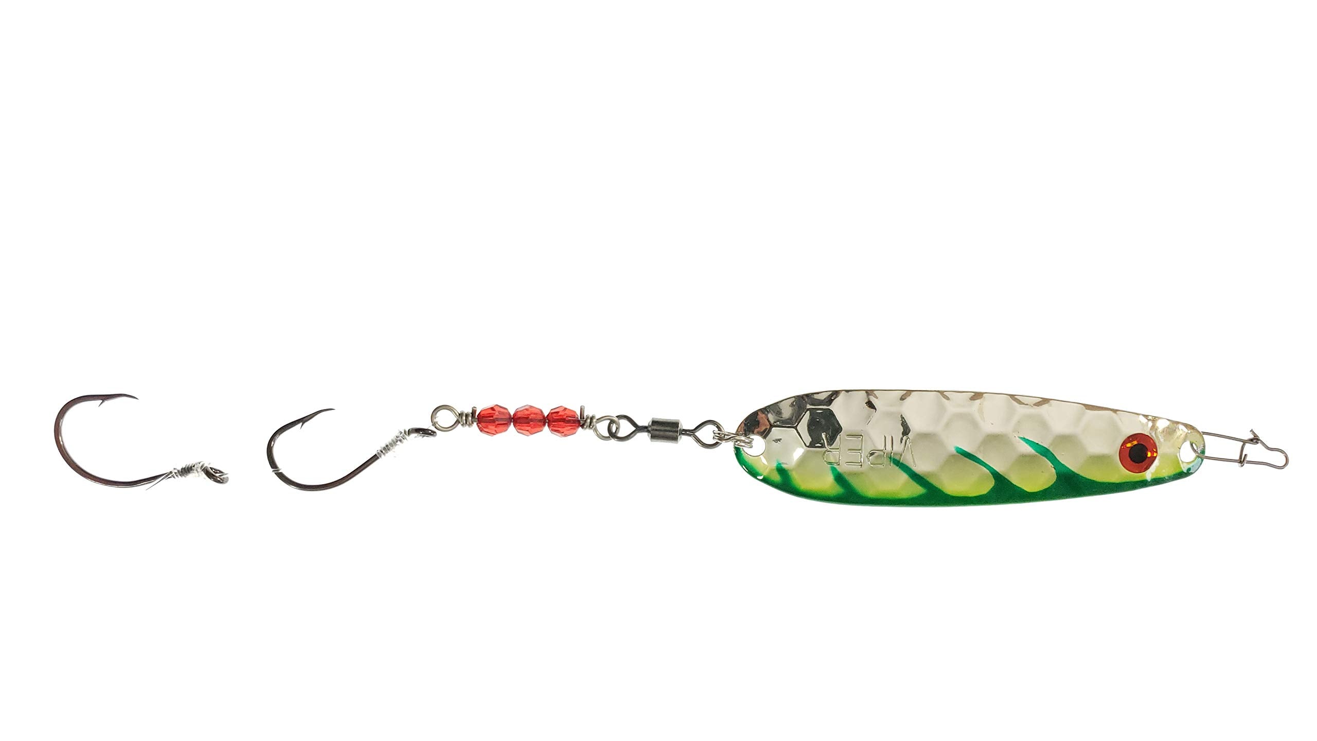Viper SP1 Beaded Spoon in Green Mackerel color
