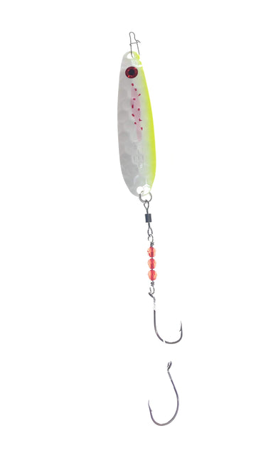 Viper Spoon SP1 Beaded Model Spoon in bleeding pearl chartreuse color