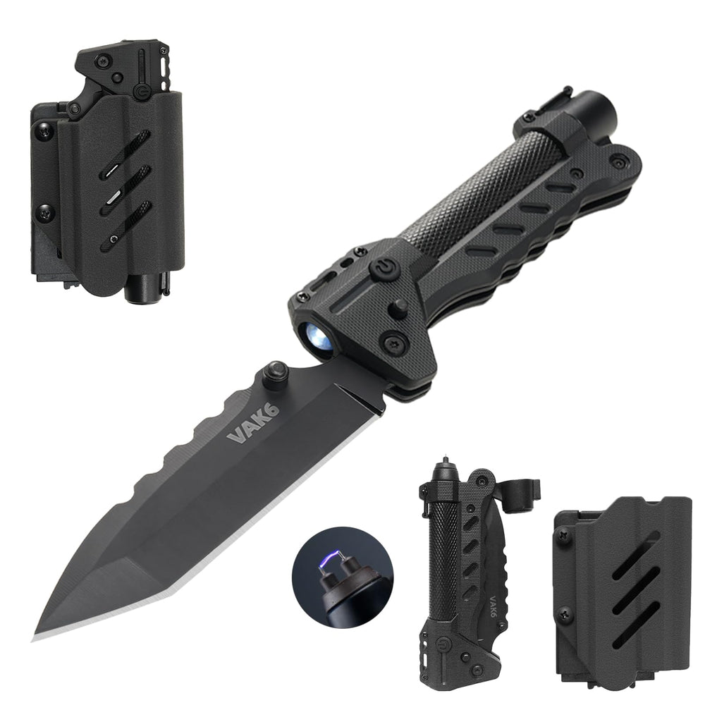 VIPERADE VAK6-S folding knife blade for durable everyday carry and camping tasks.