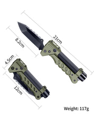 VIPERADE VAK6-S knife handle safety lock enables safe, precise cutting.