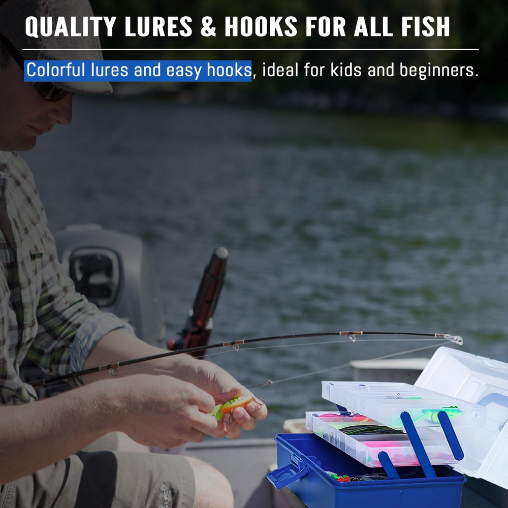 Gift-ready Vipfish fishing kit with warranty information
