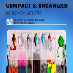 Premium fishing hooks, pliers, and other accessories