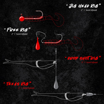 Variety of lures for bass, trout and walleye fishing