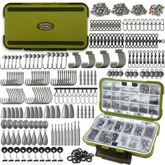 Vipfish fishing tackle box with 400+ pieces