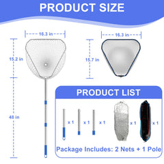 Black Viscogrip catching net for fish and birds