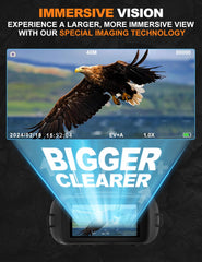 Dual modes binoculars for night viewing