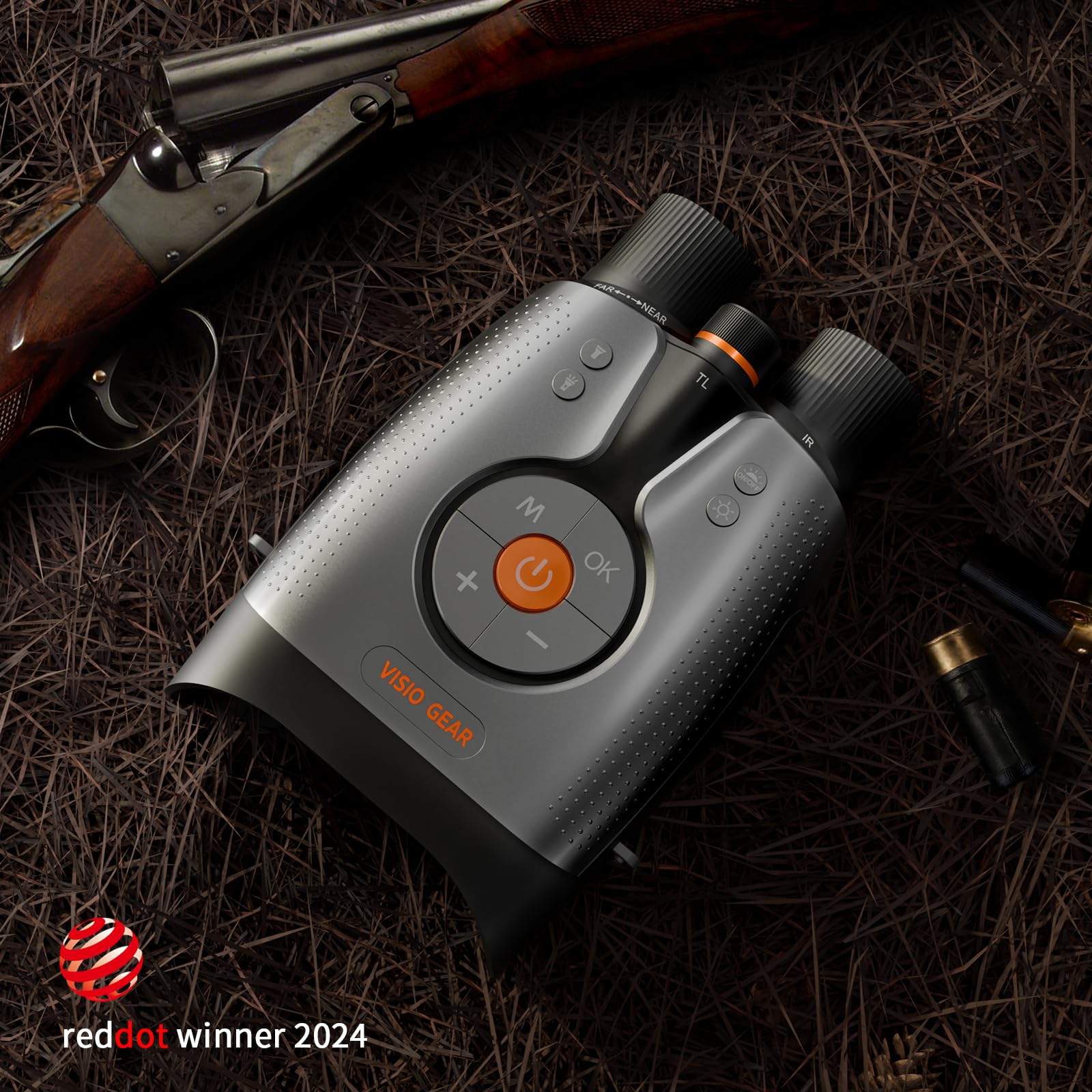VisioGear Night Thunder X1 AI Color+ IR reveals colors and details in low light.