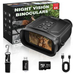 VISIOGEAR NOVA4K night vision goggles front view for outdoor adventures with clear low-light visibility