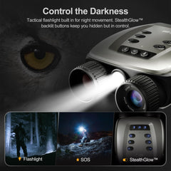 VisioGear NTX3 StealthGlow buttons enable silent operation at night