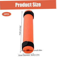 Vistnale fishing rod floats orange close-up shows lightweight EPE foam durability
