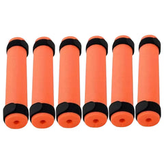 Vistnale fishing rod floats orange pack shows six buoyant aids for rod safety on water