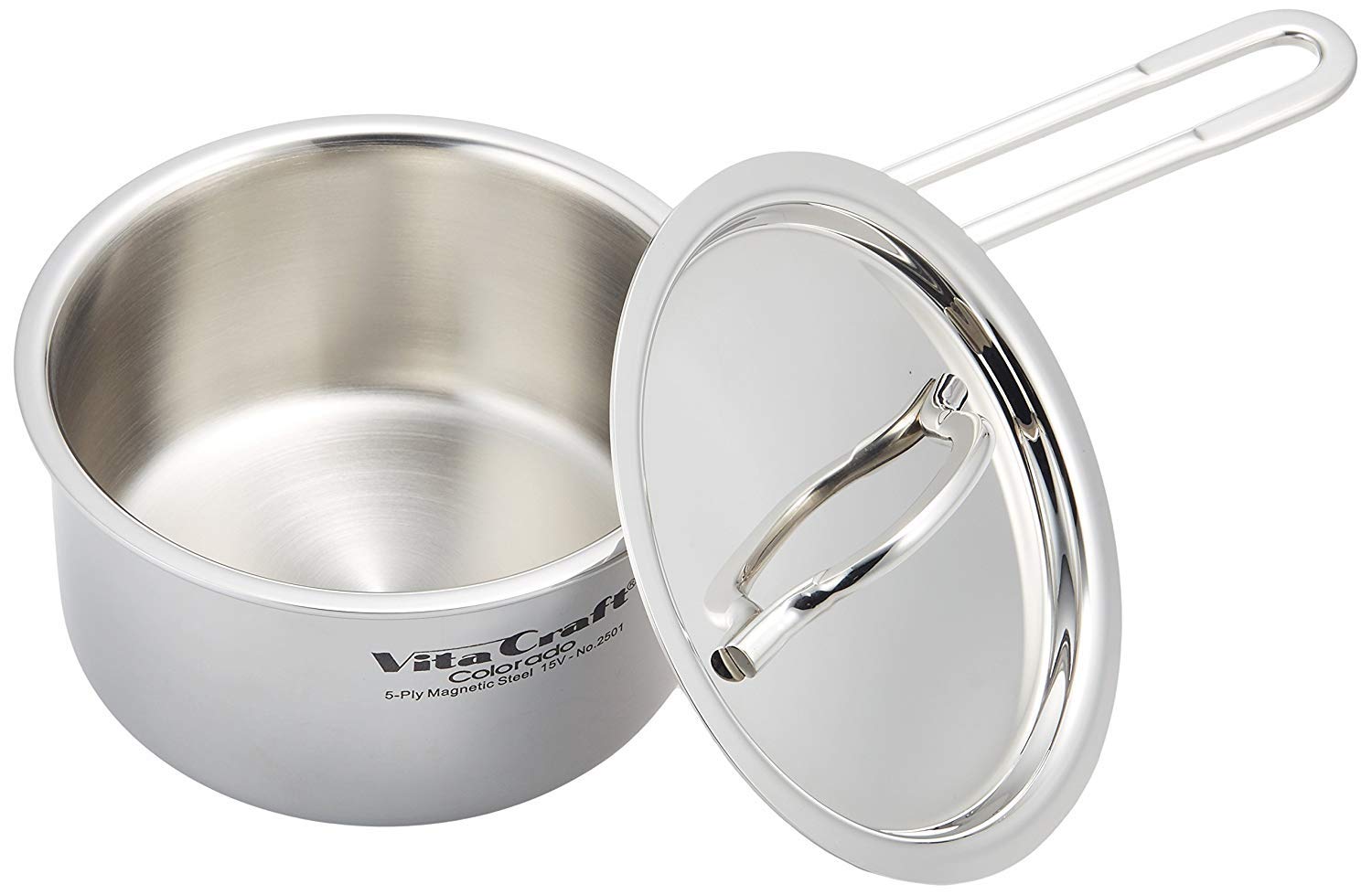 Vitacraft Colorado pot on stove demonstrates fast heat transfer.