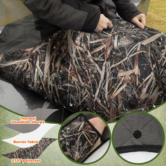 VitalCozy blanket with three-row snaps enabling fast cloak transformation.
