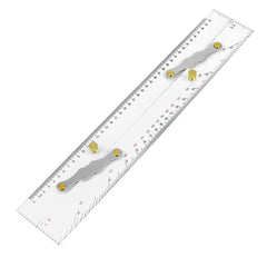 Viupolsor marine parallel ruler with clear scales for precise chart plotting