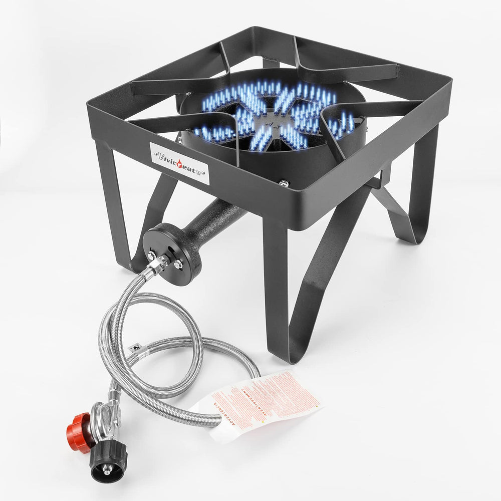 Vivicreate backyard party grill setup for versatile outdoor meals.
