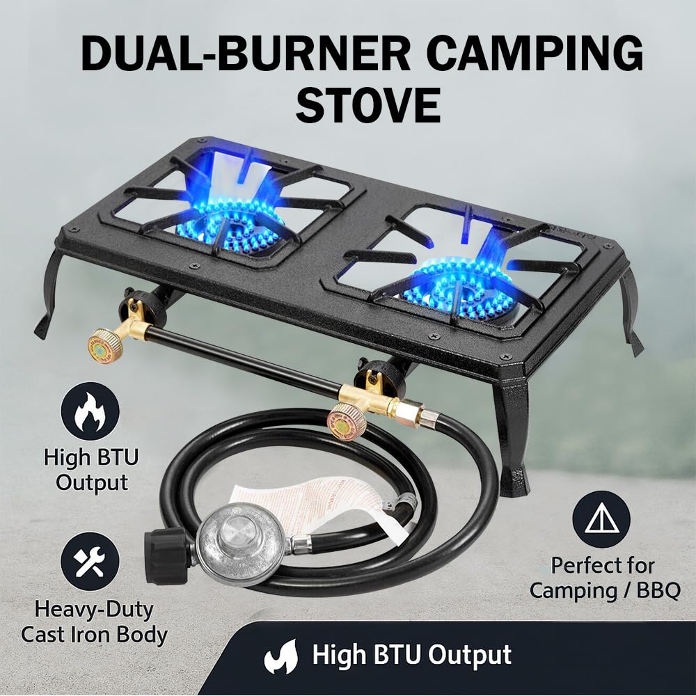 Vivicreate heavy-duty cast iron construction withstands rugged outdoor use.