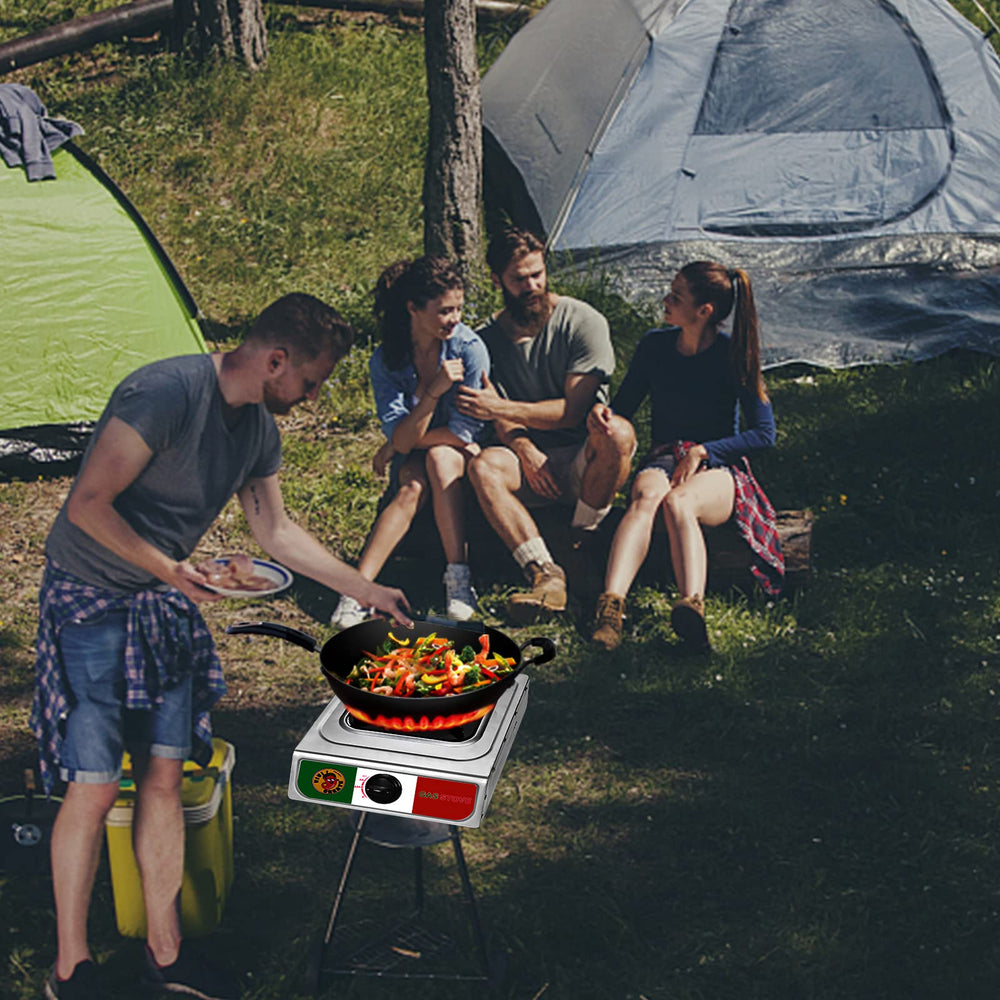 Vivicreate heavy duty enamel pan support emphasizing stability for large pots