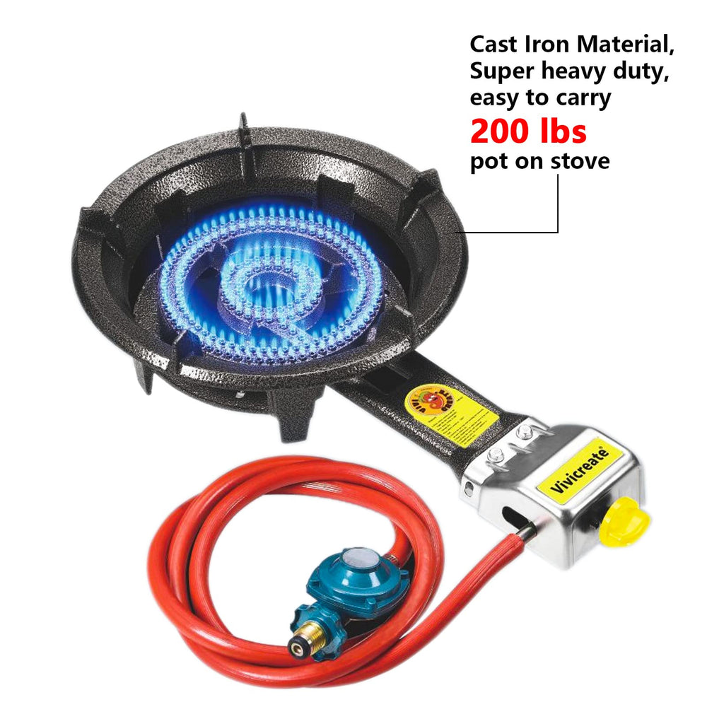 Vivicreate stove can be used on a stand or solo for flexibility.