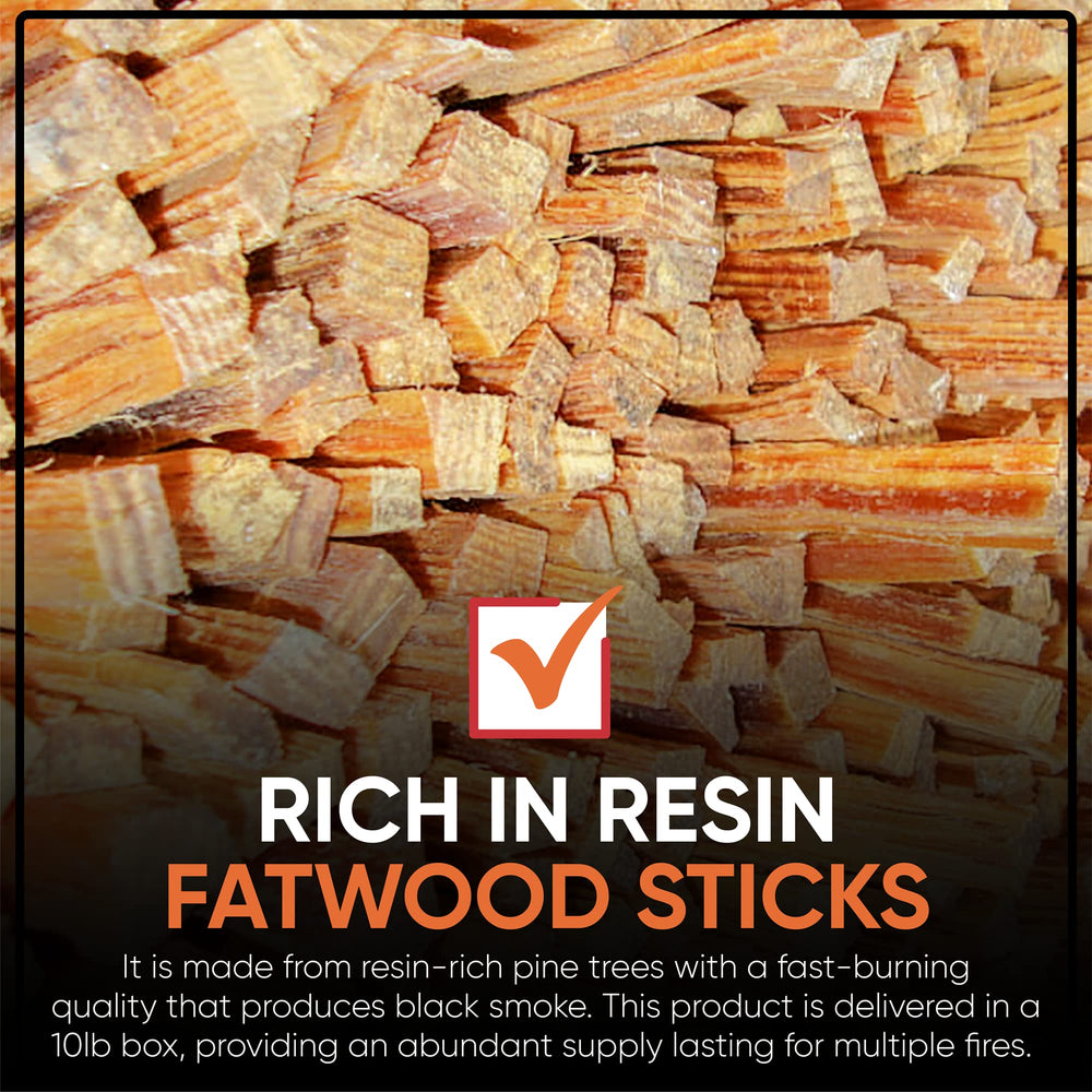 Vivlly fatwood-fire-starter-sticks-wood-stove-use designed for dependable ignition in stoves.