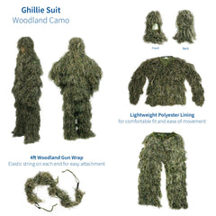 VIVO Ghillie Suit M/L pants allow boot access and easy movement