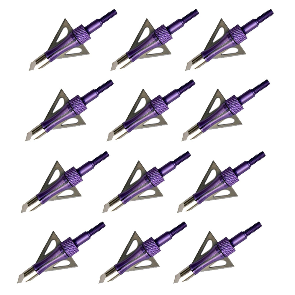 VKEDA 3-blade broadheads 100 grain screw-in for hunting setups.