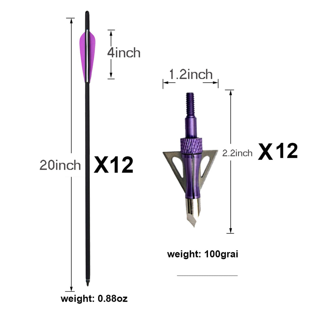 VKEDA carbon bolts vanes close-up—4-inch vanes stabilize flight.