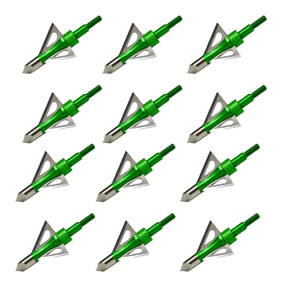 VKEDA crossbow broadheads assembly showing screw-in installation.