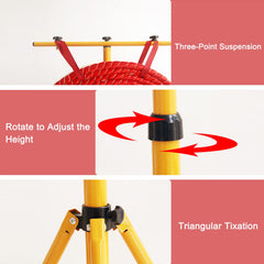 VKEDA foldable target stand highlights 25 pound weight capacity for stable practice.