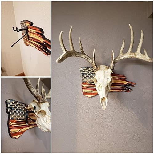 Vkuxing european deer mount plaque wall display showcasing trophy pride with durable wood finish