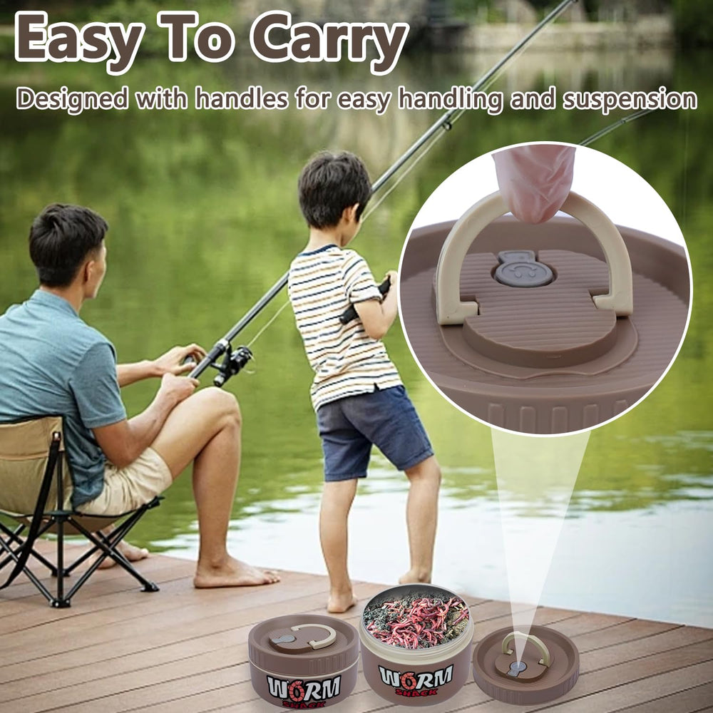 Ventilation holes of VKVXCLON live bait container for airflow