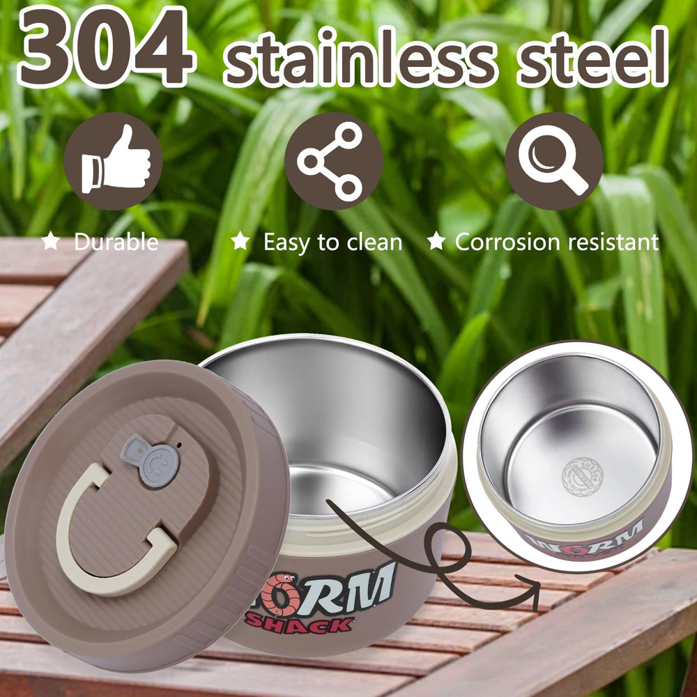 Stackable and compact design of VKVXCLON bait storage for travel