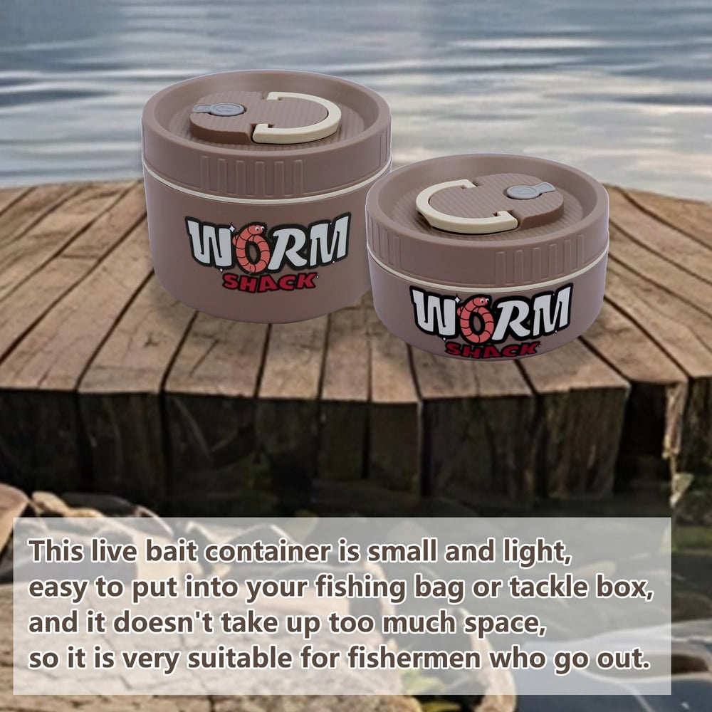 Packaged VKVXCLON live bait storage for fishing trips