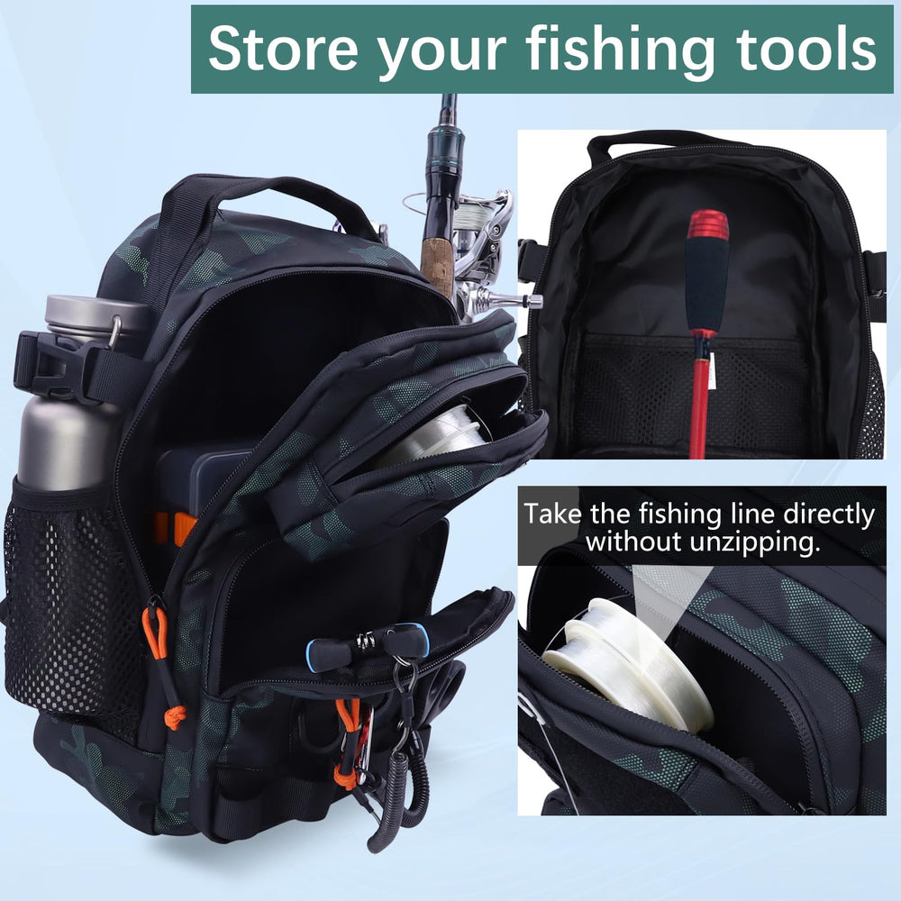 VKVXCLON water-resistant 420D nylon protects gear in rain
