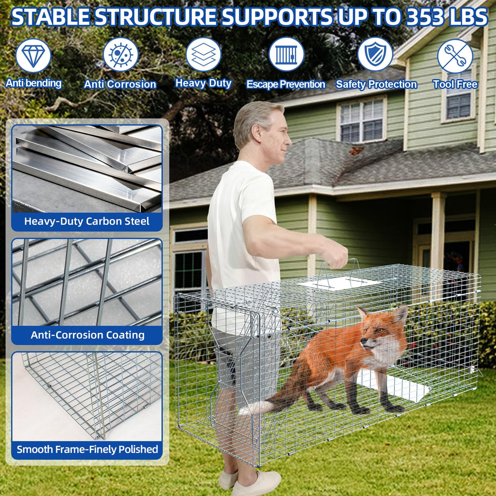Vlaeng foldable-trap-storage compact view highlighting easy transport and storage.