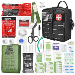 VLITEPRO advanced trauma first aid kit pack closed aids quick access in outdoor emergencies.