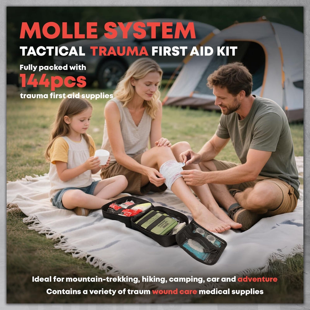 VLITEPRO hemostatic gauze and chest seals provide rapid wound management for severe cases.