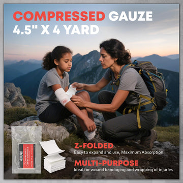 VLITEPRO trauma bandage compression shows reliable wound stabilization