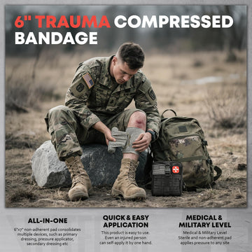 VLITEPRO trauma splint 36-inch roll in action supports stabilization