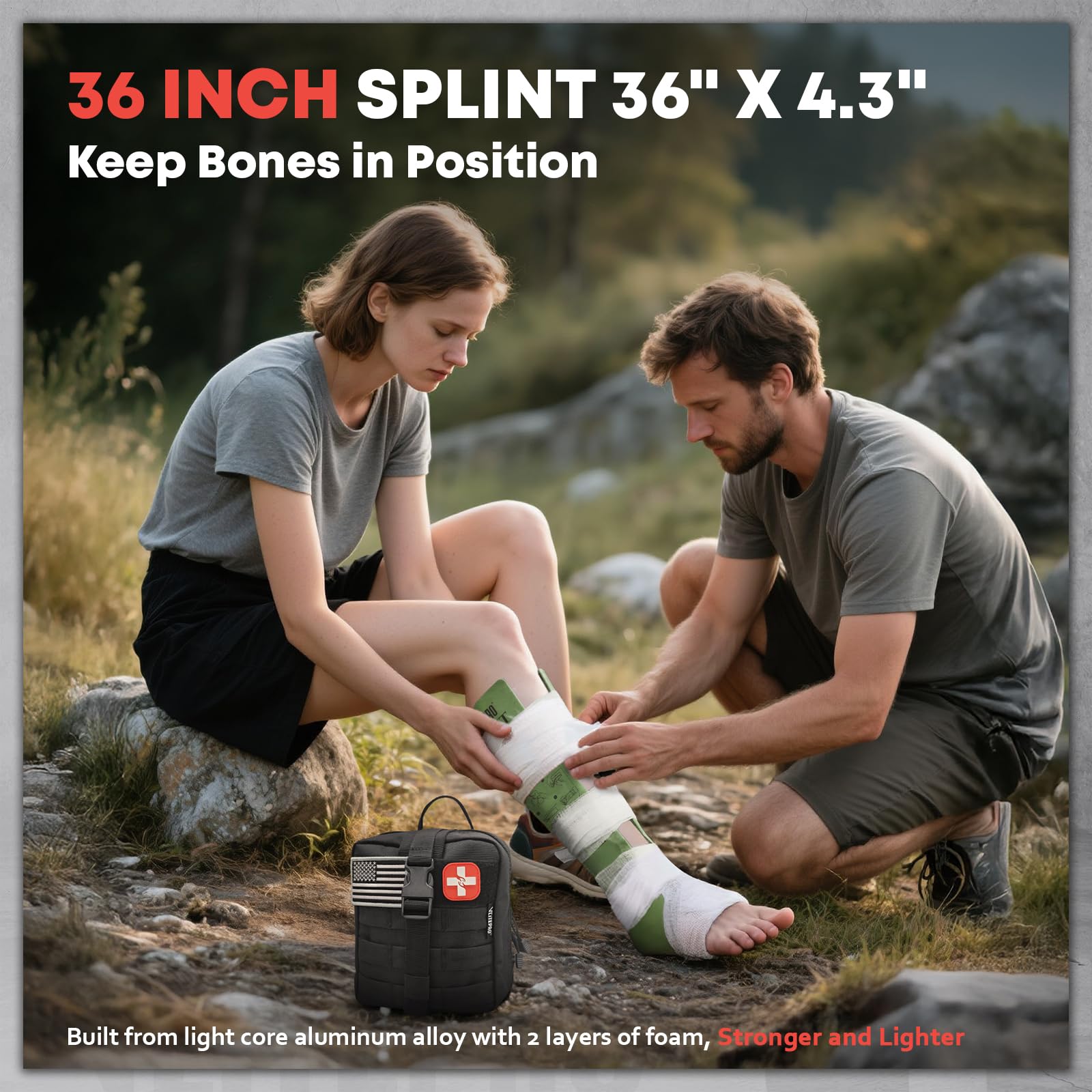 VLITEPRO trauma tourniquet kit in-use demonstrates rapid bleeding management potential