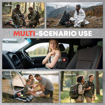 VLITEPRO travel hiking kit ready for camping or travel scenarios