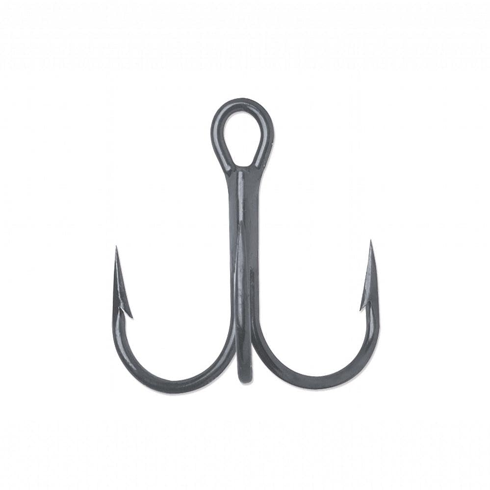 VMC 9651 X-Strong treble hook close-up, durable black nickel finish