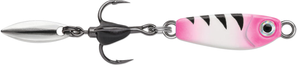 VMC Bull Spoon Glow Pink Squirrel boosts flash to attract multiple species