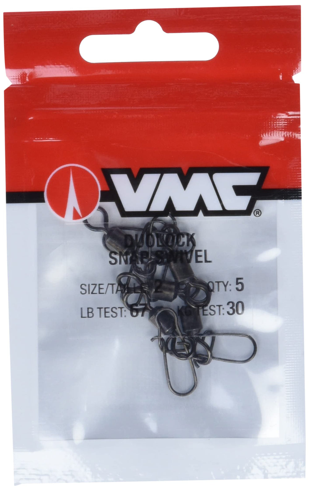VMC Duolock Snap Swivel #2 pack image ready for versatile setups.