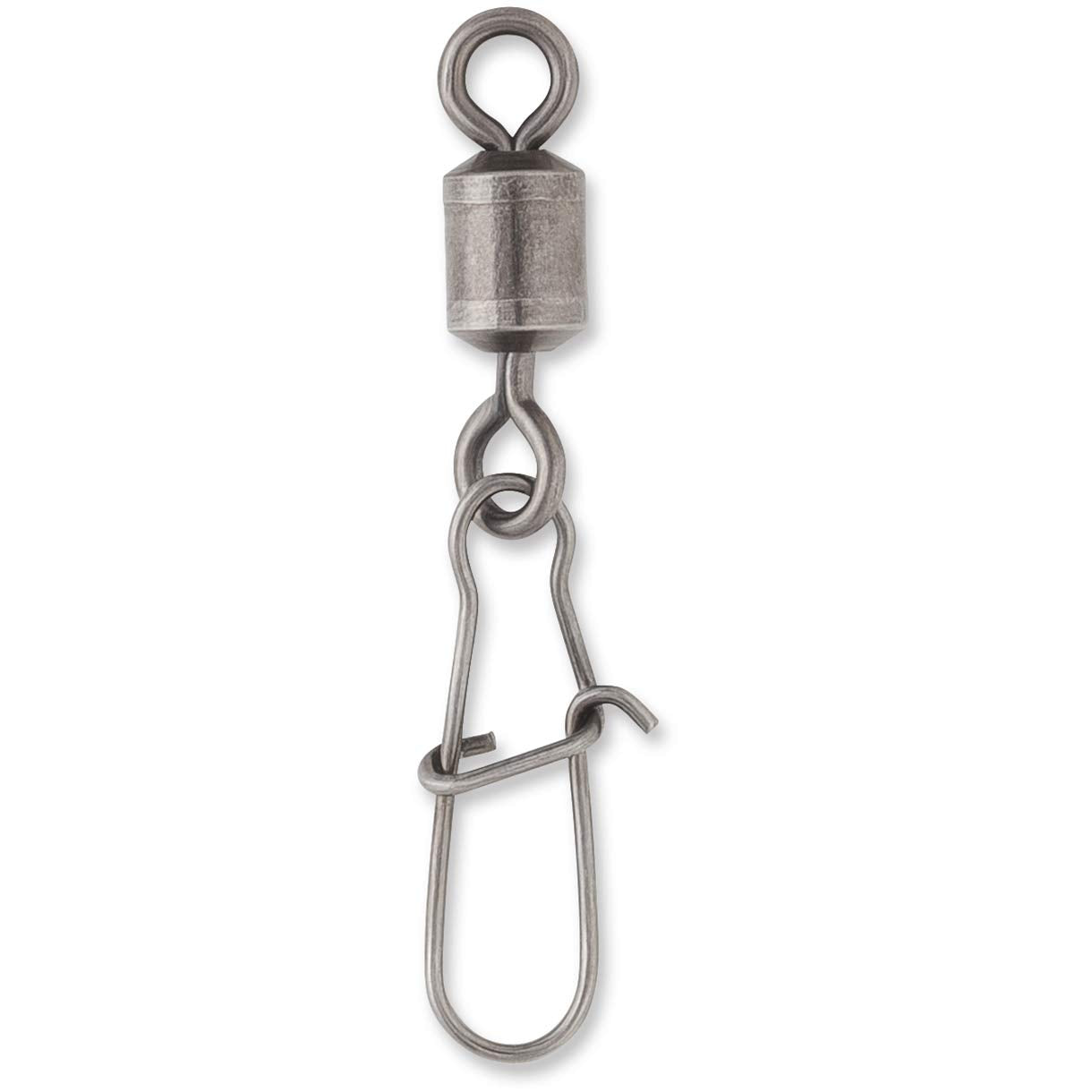 VMC Duolock Snap Swivel #8 closeup shows durable build for easy lure changes.