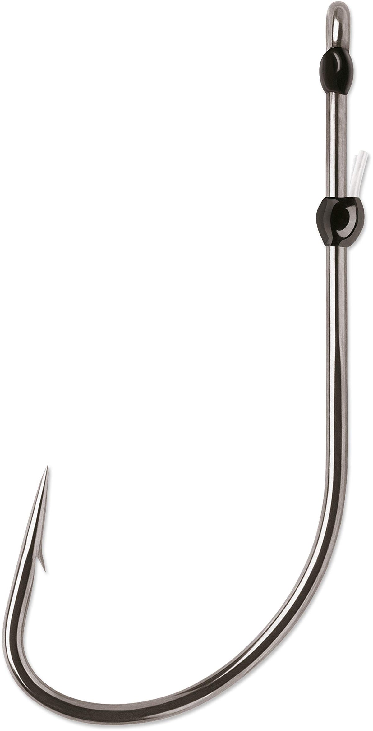 VMC Finesse Neko Hook FNK#2BNPP in black nickel with adjustable keeper for finesse rigs
