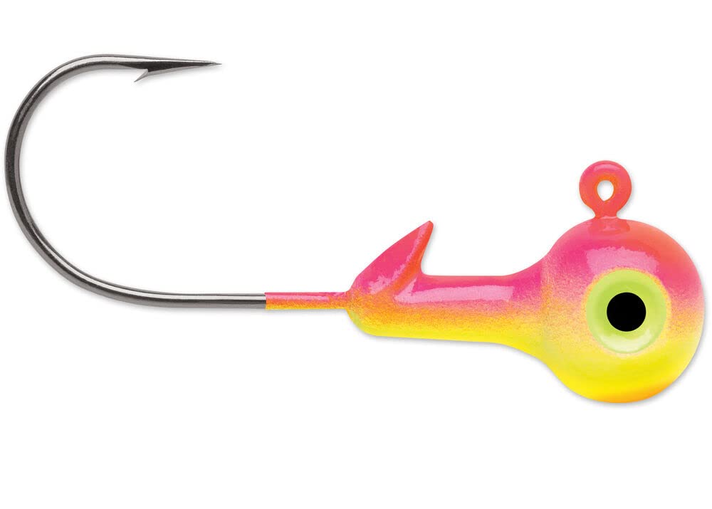VMC Hard Ball Jig 3/8 Bubble Gum for improved lure action and depth control