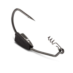 VMC heavy-duty weighted swimbait hook 3-0 securely holds baits for open-water casting.